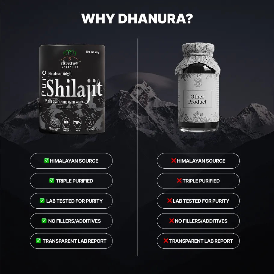 Pure Himalayan Shilajit Resin - 85+ Minerals, 75% Fulvic (20 Gram)